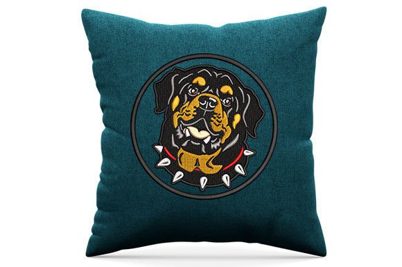 Rottweiler Dog Embroidery